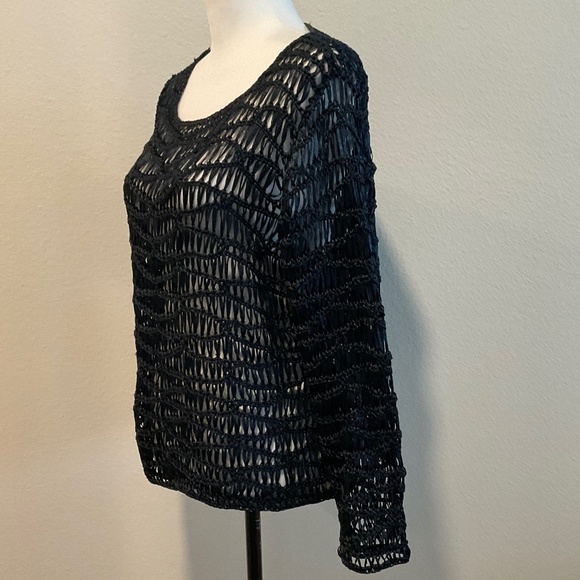 Chicos  Dark Blue Pullover Size Small - Picture 2 of 8